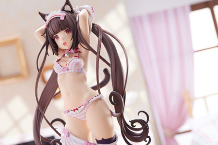 Figurine Nekopara - Chocola Ver. Dress up time - PLUM Couv F