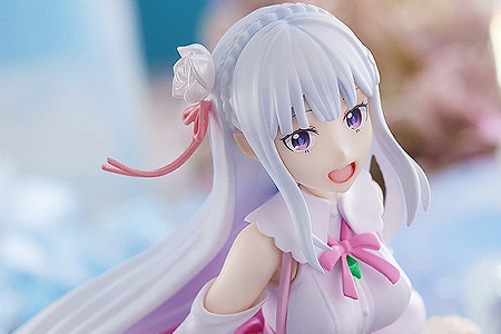 Figurine Re Zero kara Hajimeru Isekai Seikatsu - Emilia - Ver. Memory Snow - Pop Up Parade - Good Smile Company Couv F