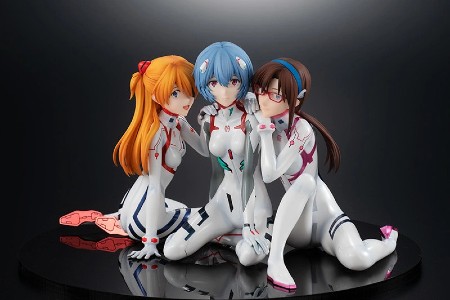 Figurine Evangelion : 3.0+1.0: Thrice Upon A Time - Asuka / Rei / Mari - Ver. Newtype Cover - 1/8 - KDcolle - Kadokawa