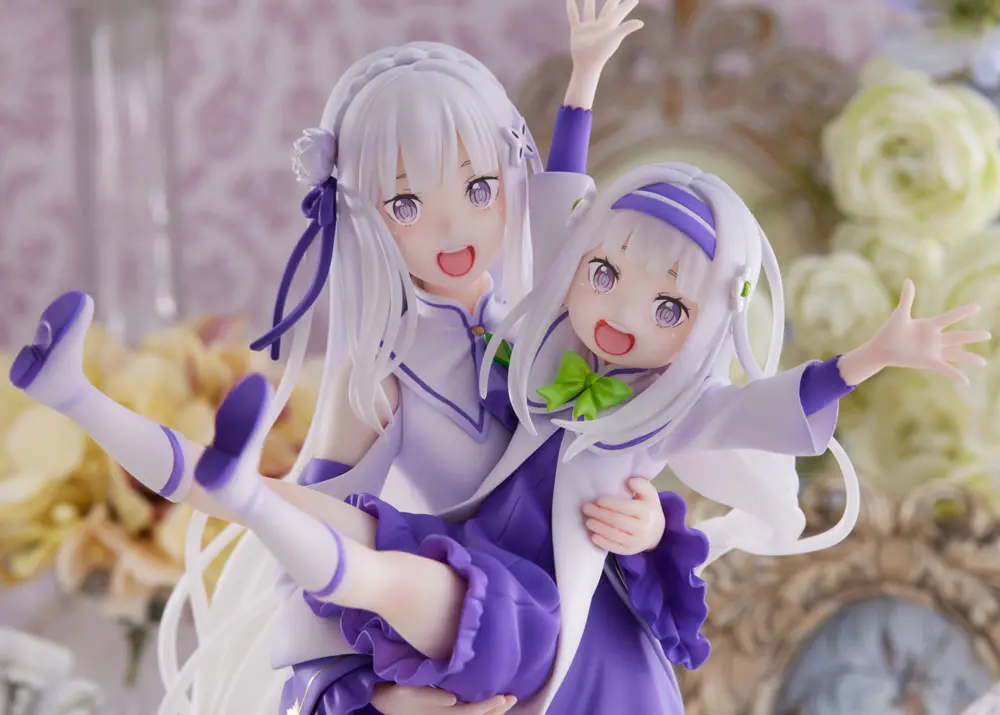Figurine Re:Zero kara Hajimeru Isekai Seikatsu - Emilia et childhood Emilia - 1/7 - S-Fire - Sega