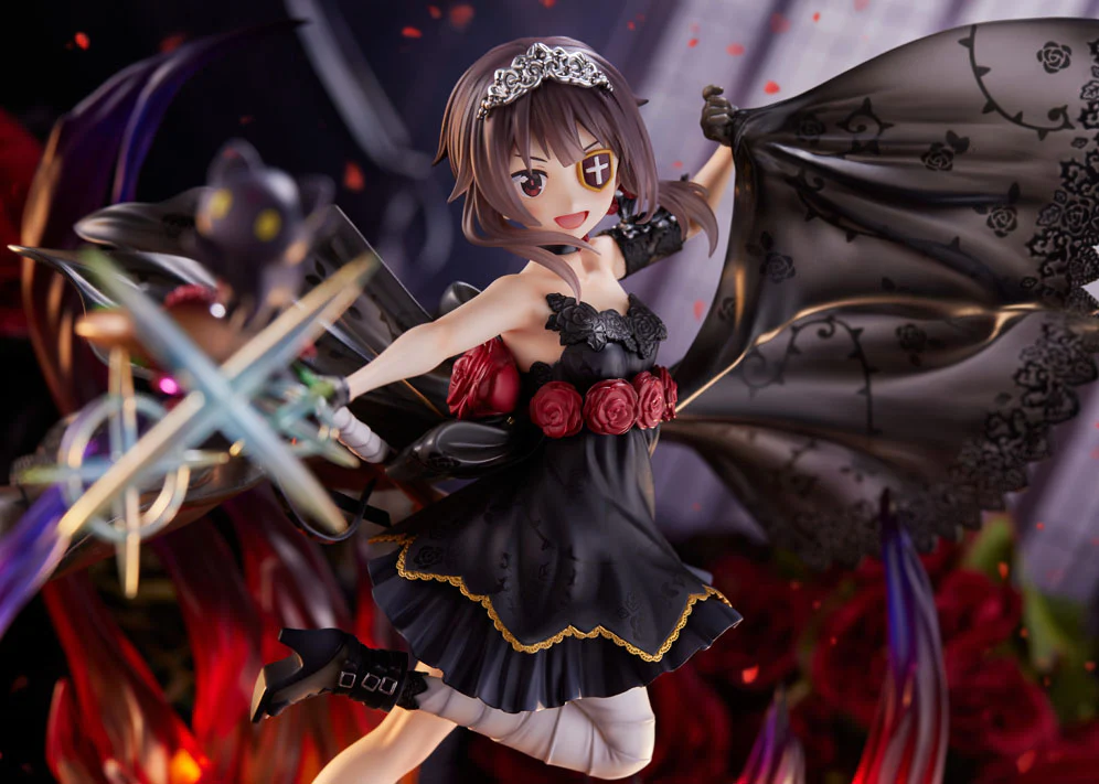 Figurine KonoSuba - Megumin - Ver. Shikkoku no Bara Dress - 1/7 - F:Nex - FuRyu