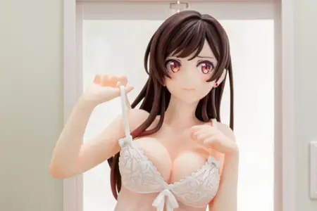 Figurine Rent a Girlfriend - Chizuru Mizuhara - Ver. See-through Lingerie Angel White - 1/6 - Hakoiri Musume