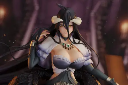 Figurine Overlord - Albedo - Ver. Shikkoku no Dress - Shibuya Scramble Figure - Alpha Satellite eStream