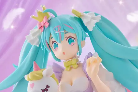Figurine Vocaloid - Hatsune Miku - Ver. Yumekawa Princess Lavender - Tenitol - FuRyu