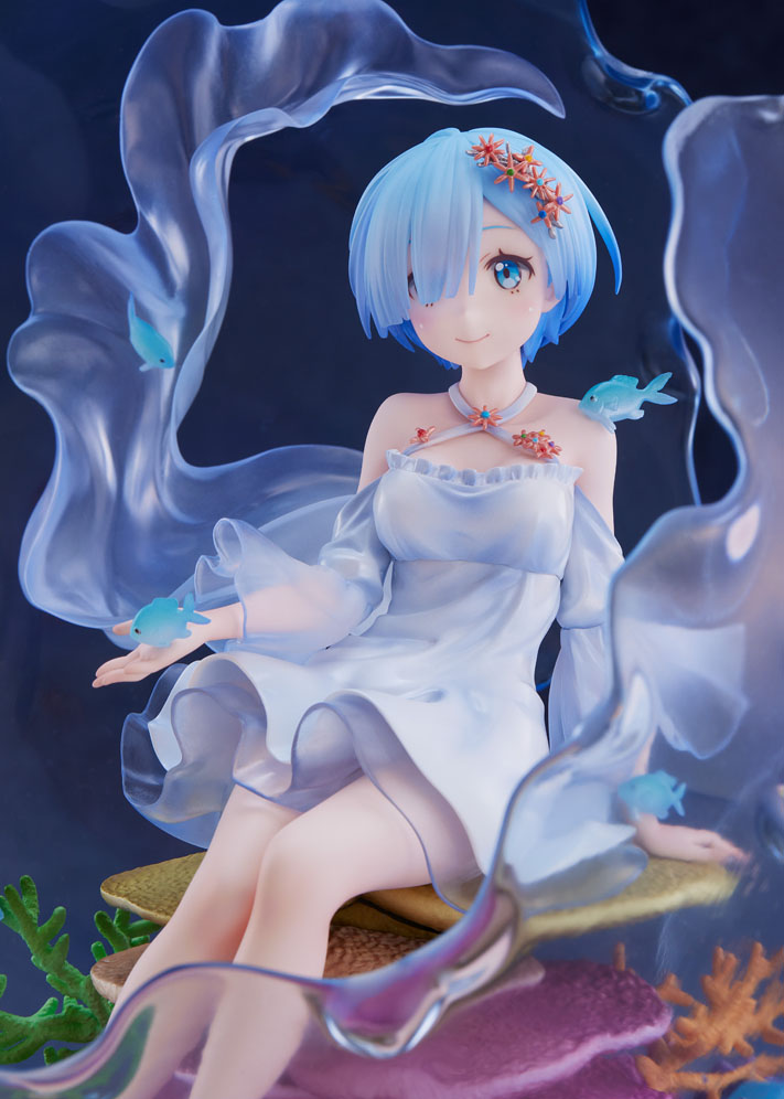 Figurine Re: Zero kara Hajimeru Isekai Seikatsu - Rem - Ver. Aqua Orb - 1/7 - F:Nex - FuRyu