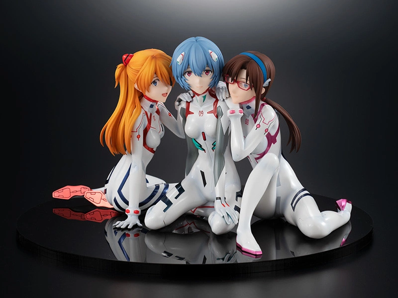 Figurine Evangelion : 3.0+1.0: Thrice Upon A Time - Asuka / Rei / Mari - Ver. Newtype Cover - 1/8 - KDcolle - Kadokawa