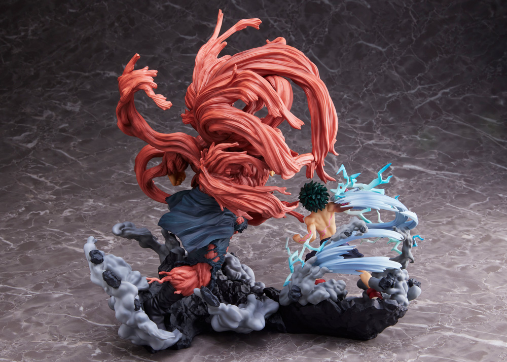 Figurine Boku no Hero Academia - Izuku Midoriya VS Muscular - S-Fire / Super Situation Figure - Sega