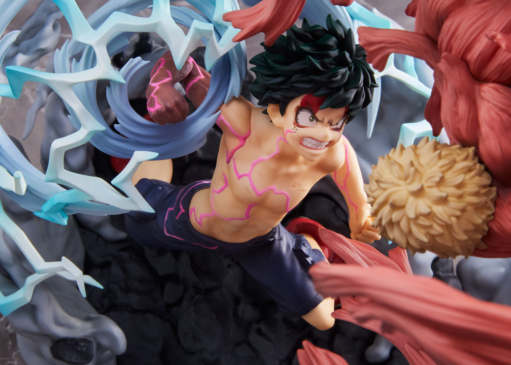Figurine Boku no Hero Academia - Izuku Midoriya VS Muscular - S-Fire / Super Situation Figure - Sega