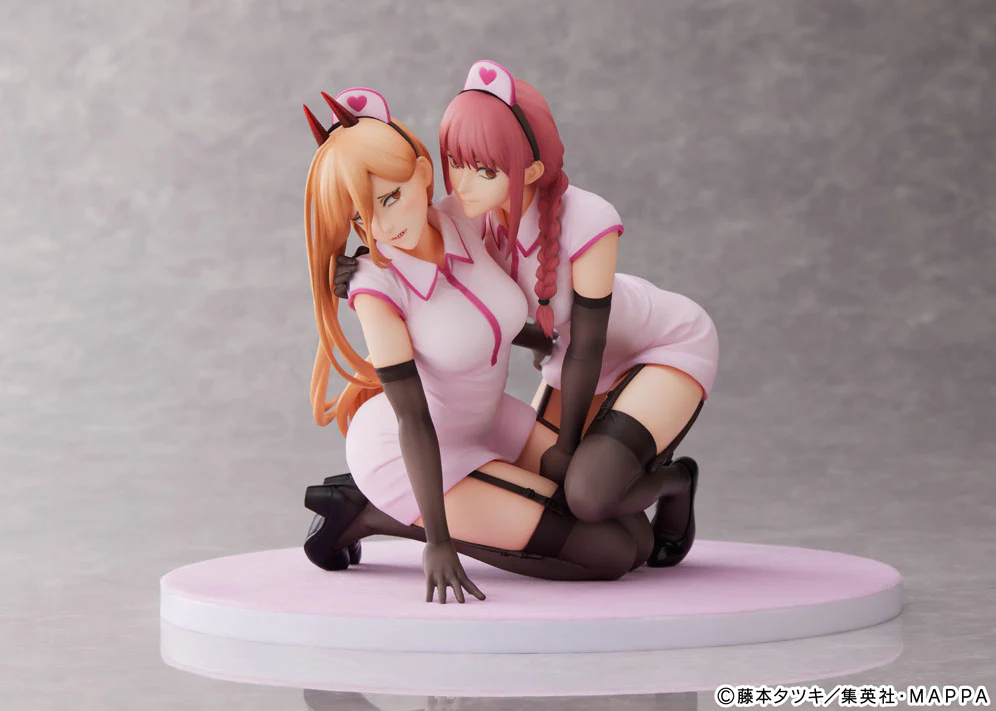 Figurine Chainsaw Man - Power et Makima - Ver. Nurse - 1/7 - F:Nex - FuRyu