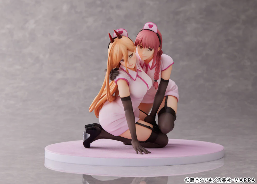 Figurine Chainsaw Man - Power et Makima - Ver. Nurse - 1/7 - F:Nex - FuRyu