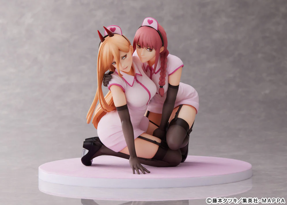 Figurine Chainsaw Man - Power et Makima - Ver. Nurse - 1/7 - F:Nex - FuRyu
