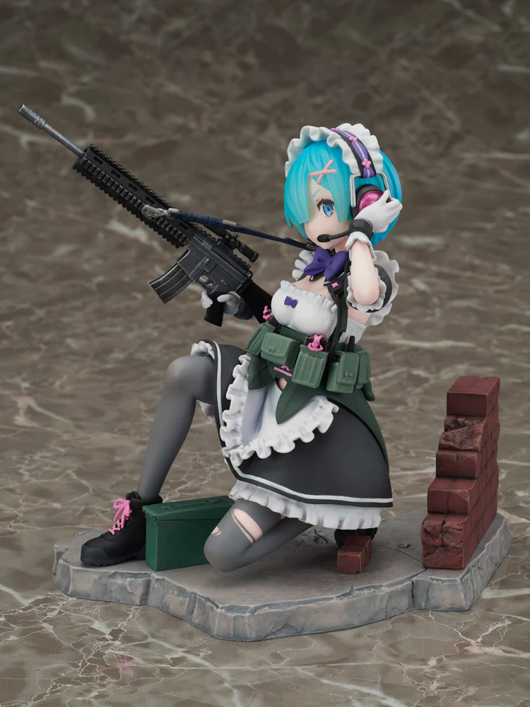 Figurine Re:Zero kara Hajimeru Isekai Seikatsu - Rem - Ver. Military - 1/7 - F:Nex - FuRyu