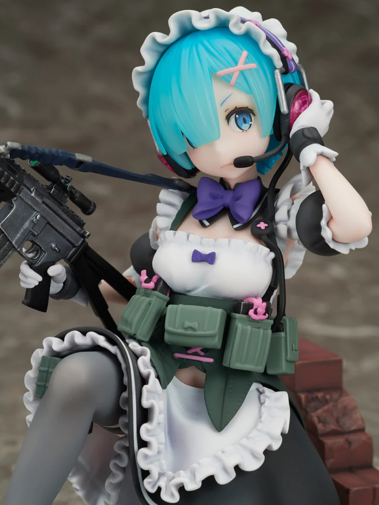 Figurine Re:Zero kara Hajimeru Isekai Seikatsu - Rem - Ver. Military - 1/7 - F:Nex - FuRyu