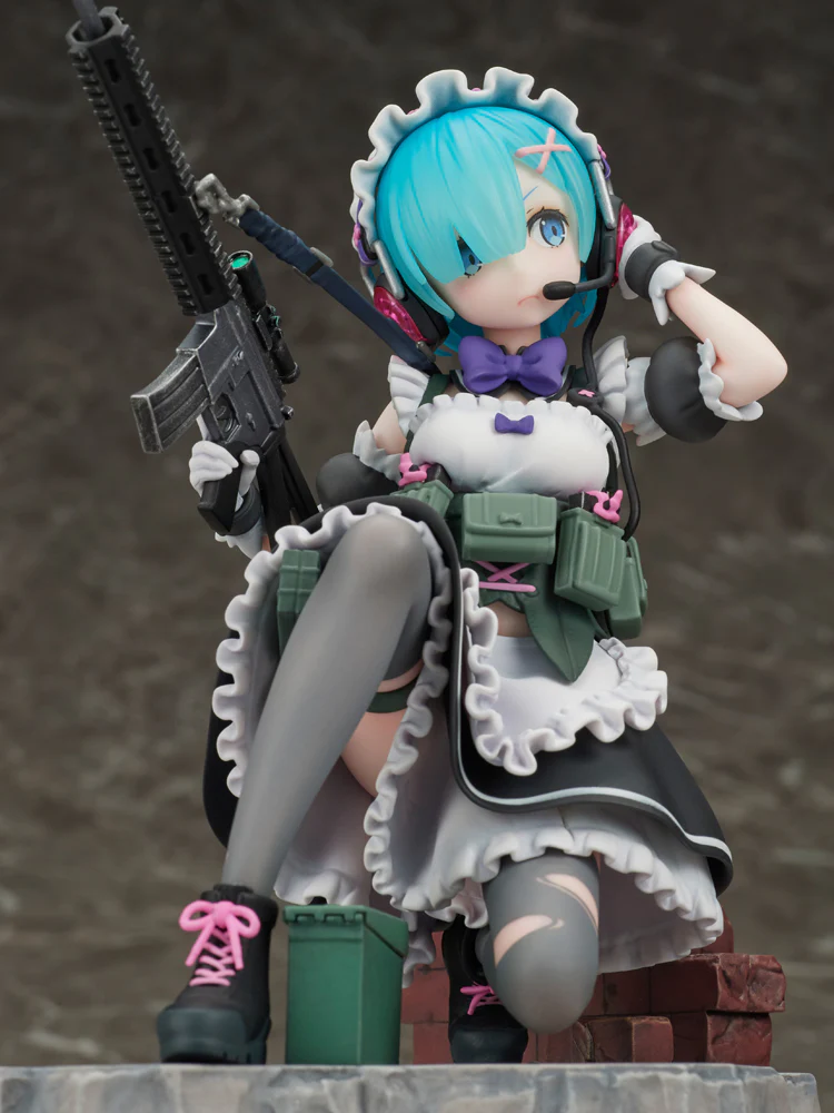 Figurine Re:Zero kara Hajimeru Isekai Seikatsu - Rem - Ver. Military - 1/7 - F:Nex - FuRyu