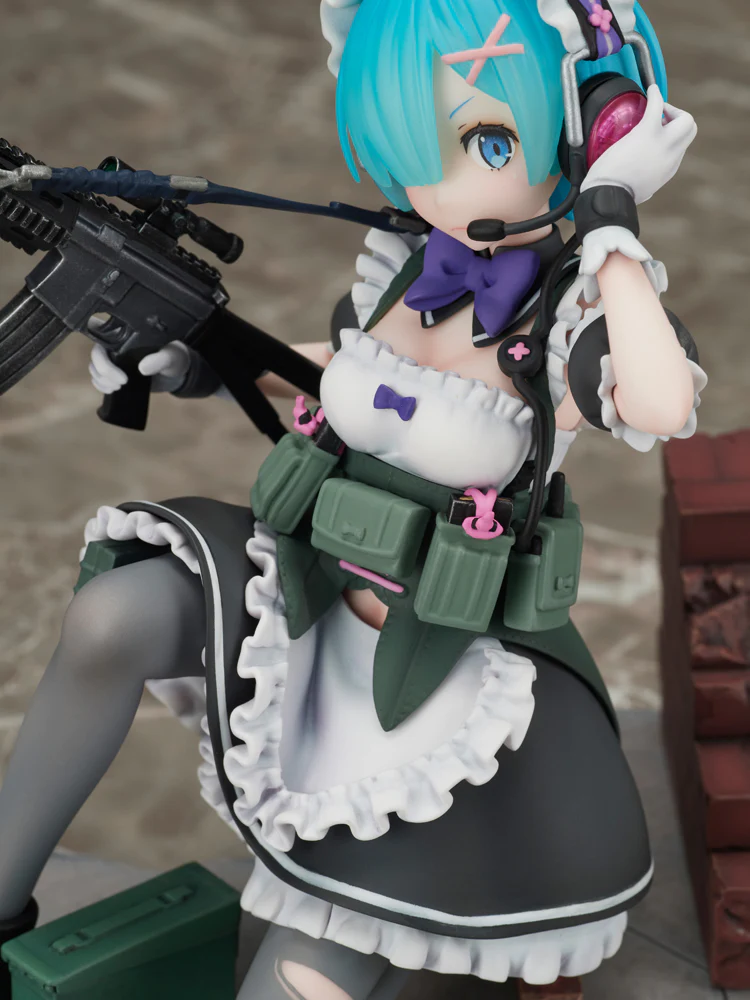 Figurine Re:Zero kara Hajimeru Isekai Seikatsu - Rem - Ver. Military - 1/7 - F:Nex - FuRyu