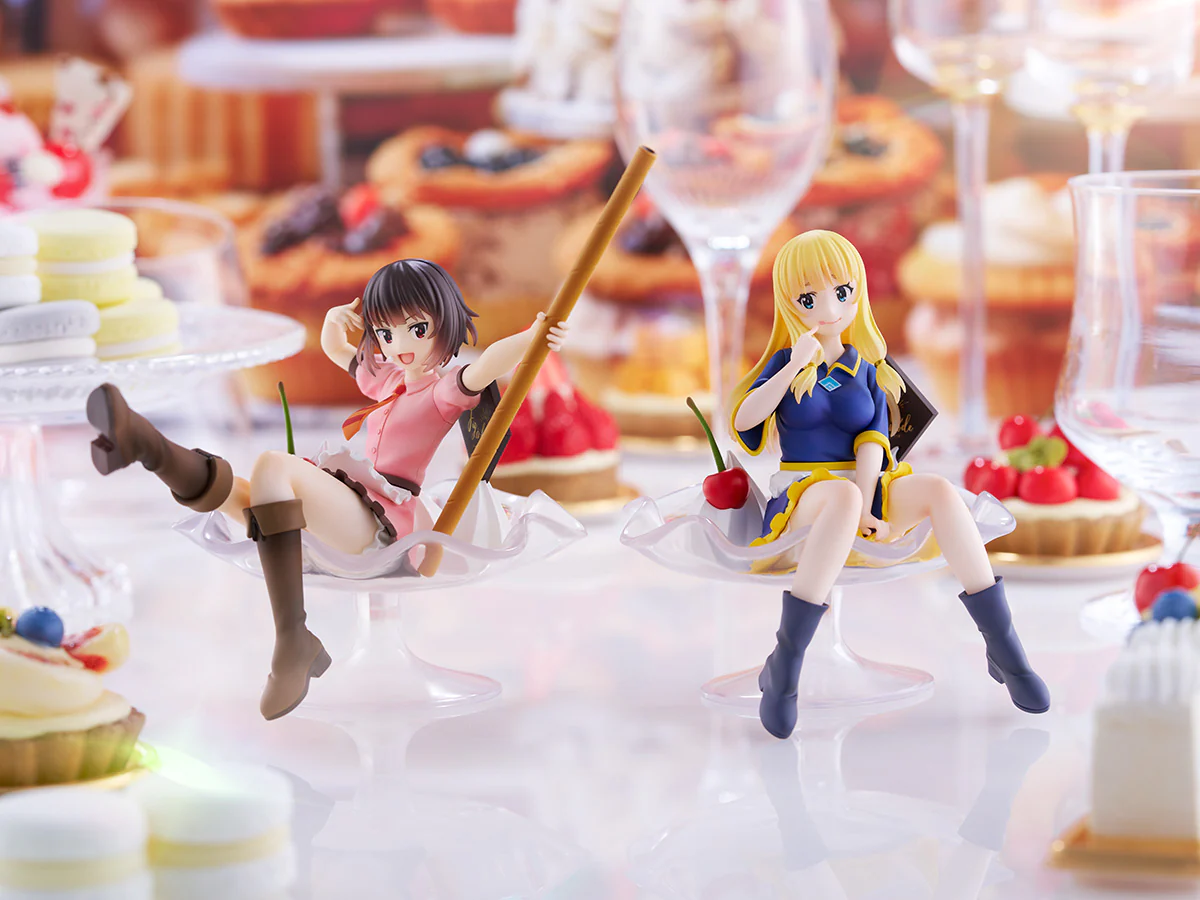Figurine KonoSuba (Kono Subarashii Sekai ni Bakuen wo!) - Megumin et Cecily - Tenitol [Fig à la mode] - FuRyu