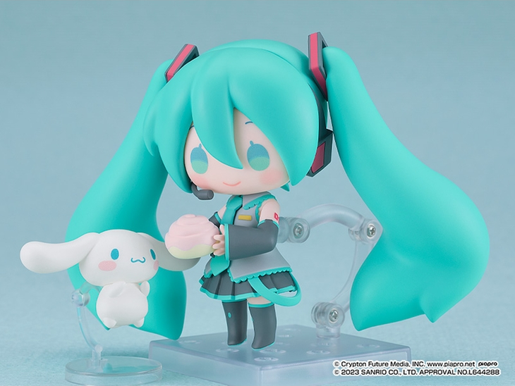 Figurine Vocaloid x Cinnamoroll - Hatsune Miku - Ver. Cinnamoroll Collaboration - Nendoroid - Good Smile Company