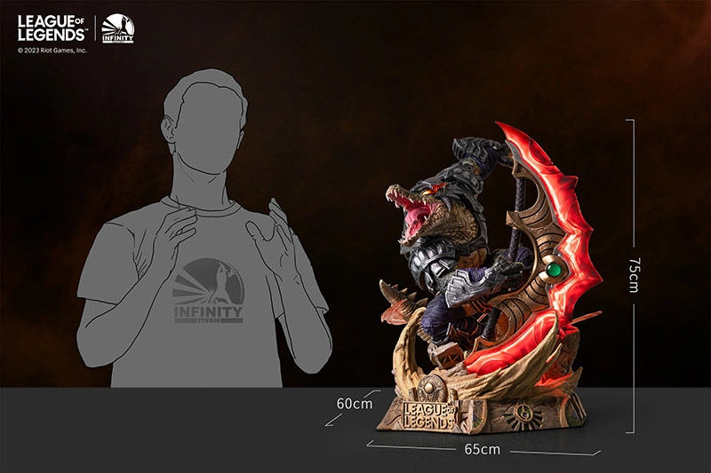 Figurine League of Legends - Renekton - Ver. World - 1/4 - Infinity Studio