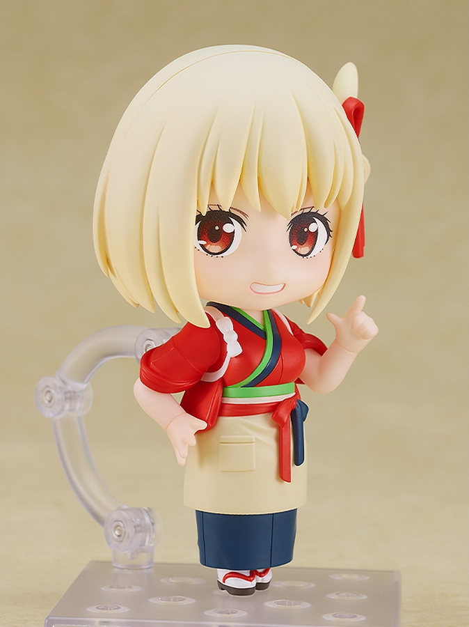 Figurine Lycoris Recoil - Chisato Nishikigi - Ver. Café LycoReco Uniform - Nendoroid - Good Smile Company