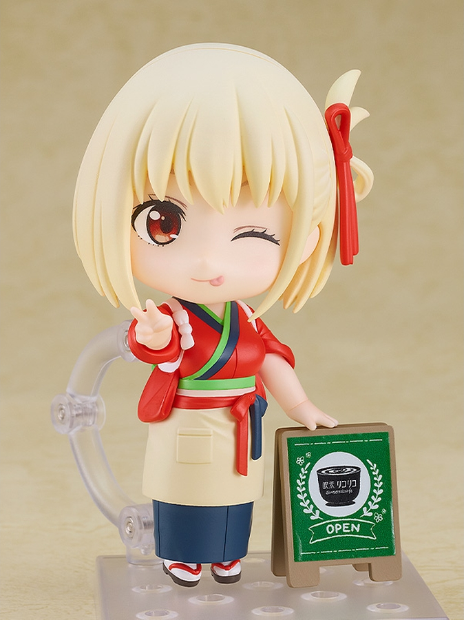 Figurine Lycoris Recoil - Chisato Nishikigi - Ver. Café LycoReco Uniform - Nendoroid - Good Smile Company