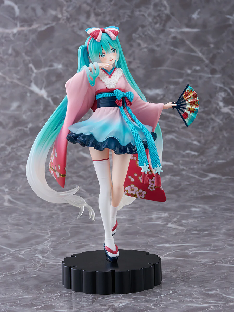 Figurine Vocaloid - Hatsune Miku - Ver. Kimono - Tenitol - FuRyu