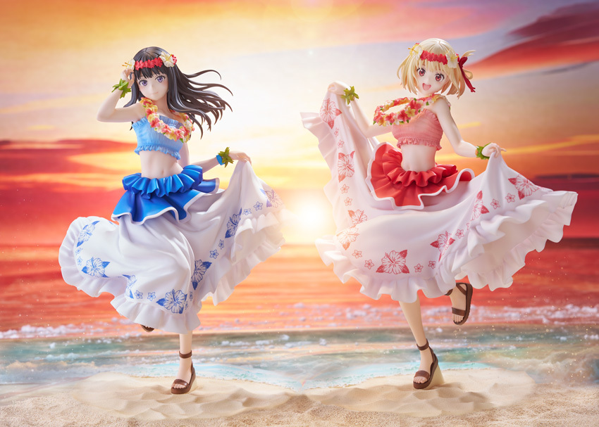 Figurine Lycoris Recoil - Chisato Nishikigi - Ver. Hawaii - 1/7 - Claynel