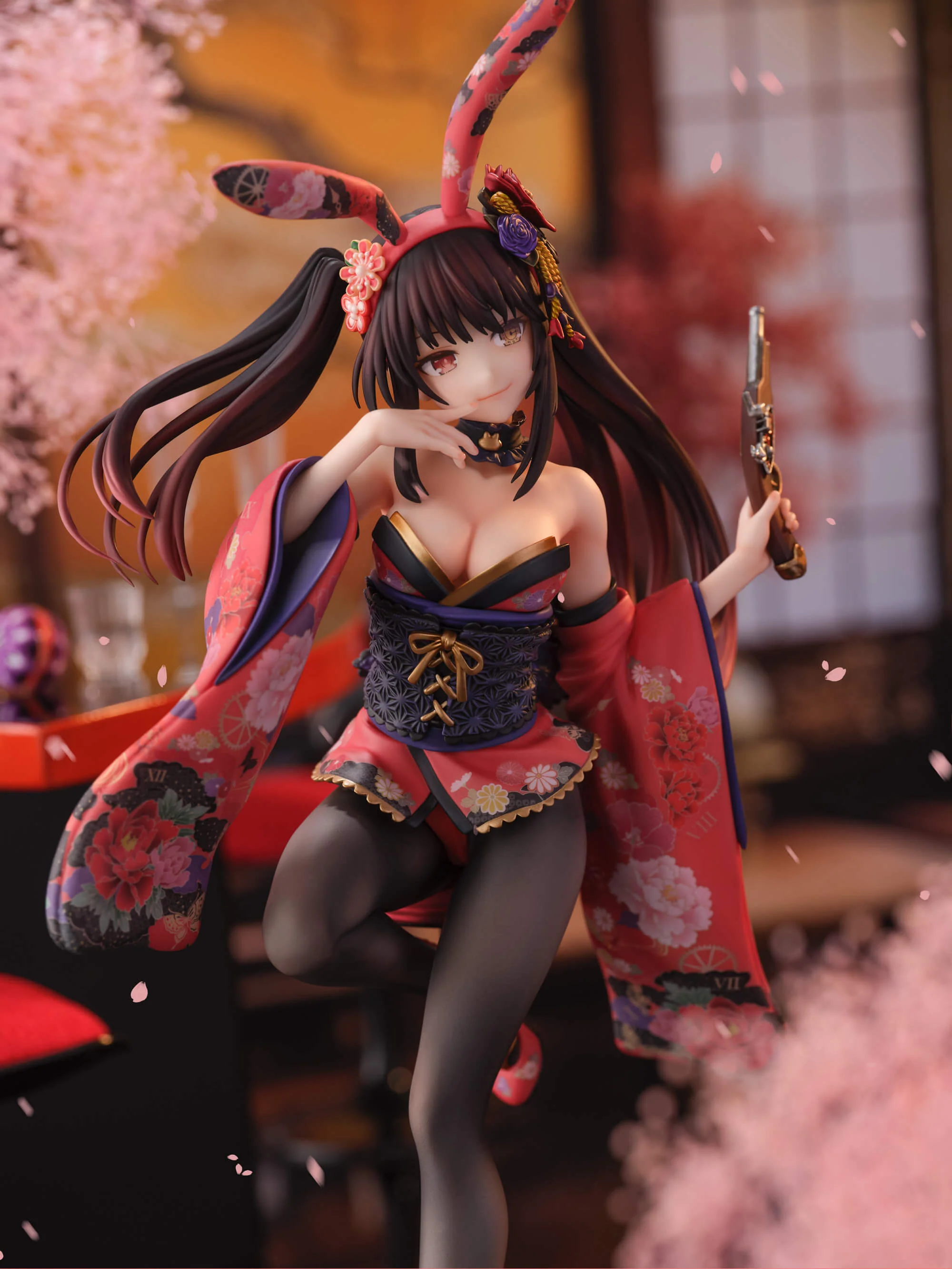 Figurine Date A Live - Kurumi Tokisaki - Ver. Wa Bunny - 1/7 - F:Nex - FuRyu