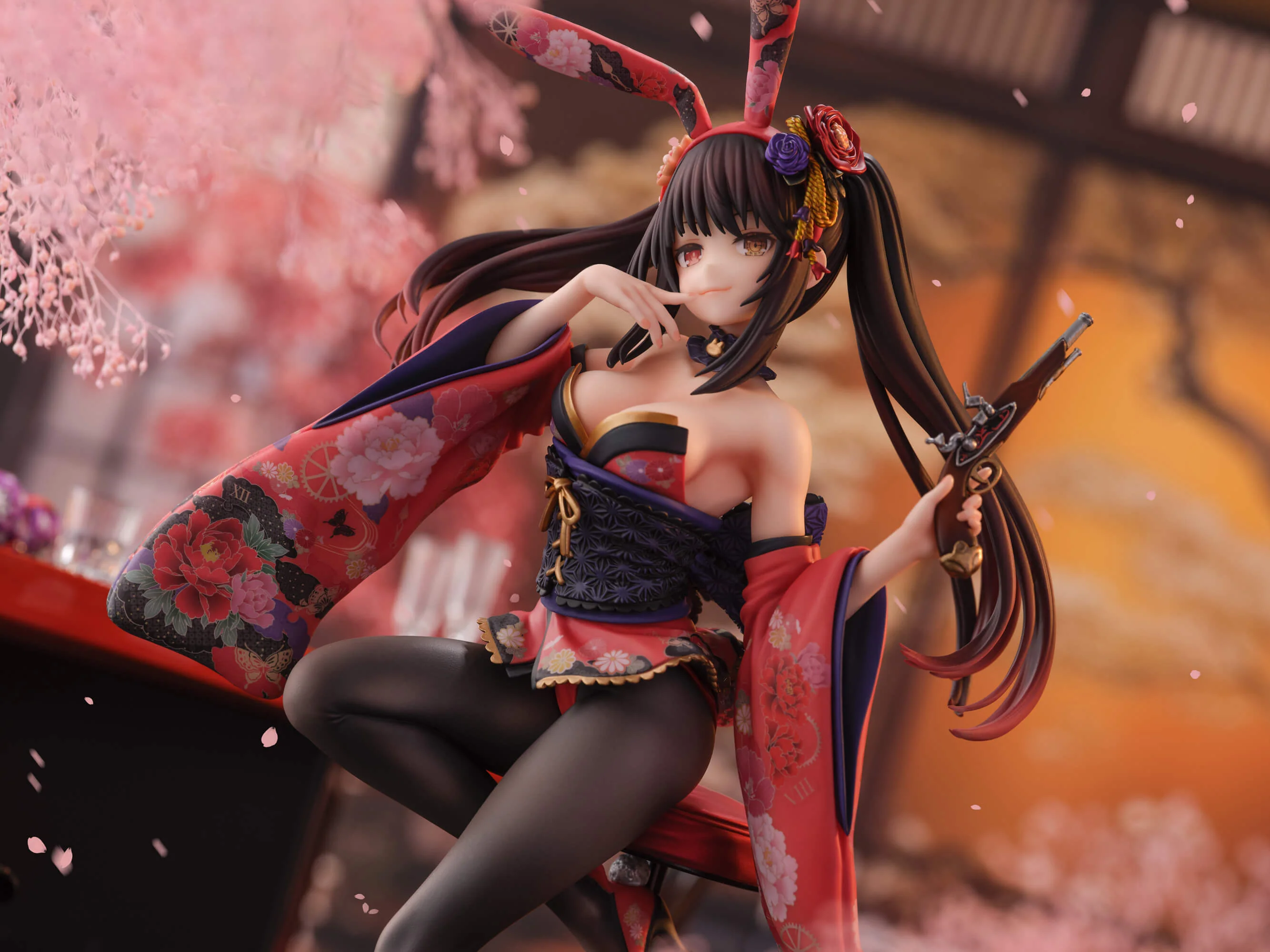 Figurine Date A Live - Kurumi Tokisaki - Ver. Wa Bunny - 1/7 - F:Nex - FuRyu