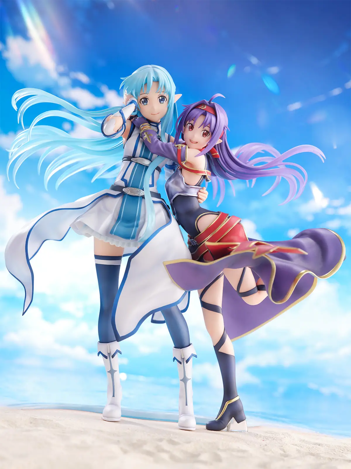 Figurine Sword Art Online - Asuna et Yuuki - Ver. Ending - 1/7 - Shibuya Scramble Figure - Alpha Satellite/eStream