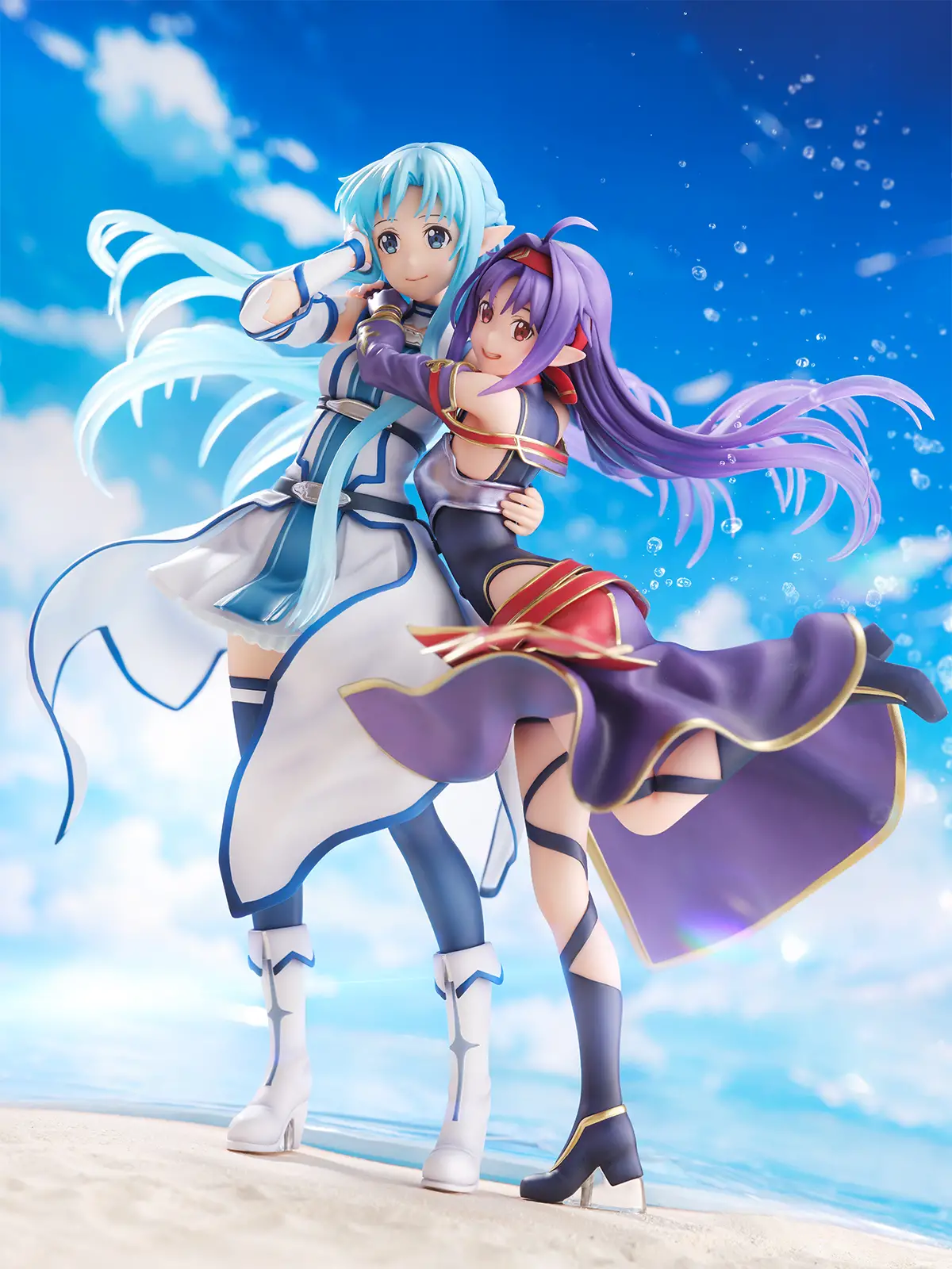 Figurine Sword Art Online - Asuna et Yuuki - Ver. Ending - 1/7 - Shibuya Scramble Figure - Alpha Satellite/eStream