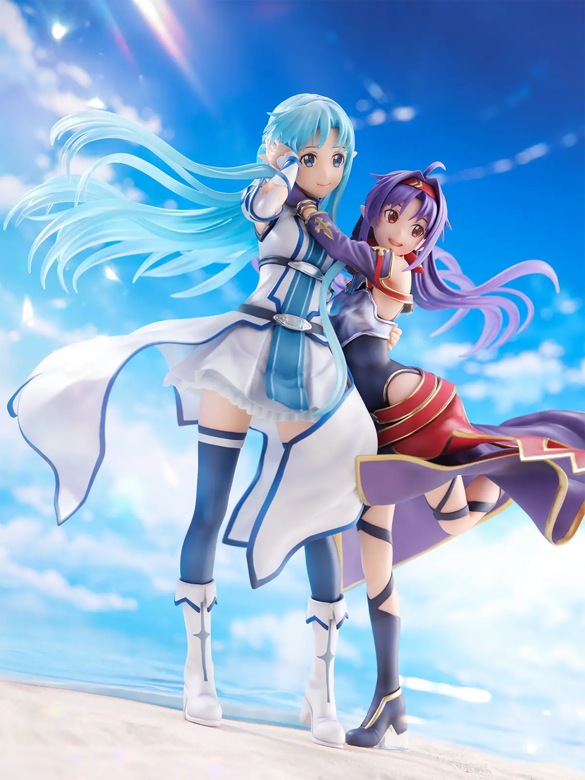 Figurine Sword Art Online - Asuna et Yuuki - Ver. Ending - 1/7 - Shibuya Scramble Figure - Alpha Satellite/eStream