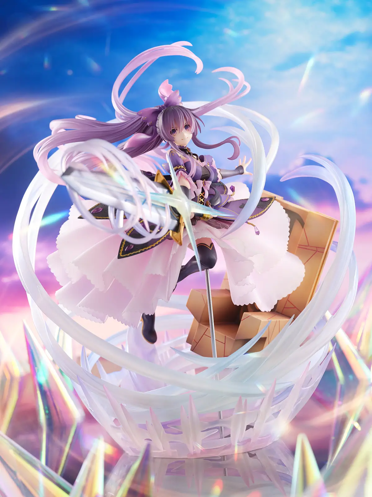 Figurine Date A Live - Tohka Yatogami - Ver. Princess Amethyst Dress - 1/7 - Shibuya Scramble Figure - Alpha Satellite/eStream