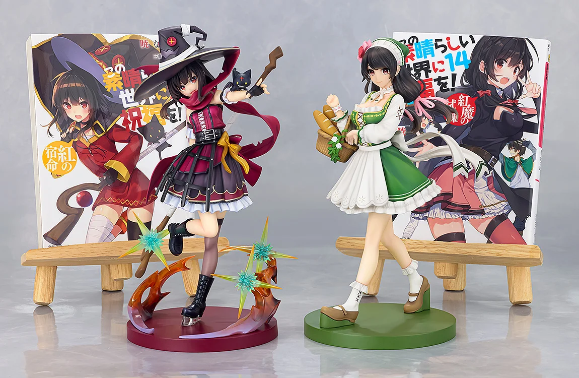 Figurine KonoSuba - Megumin et Yunyun - Ver. Light Novel 10th Anniversary - KDcolle - Kadokawa