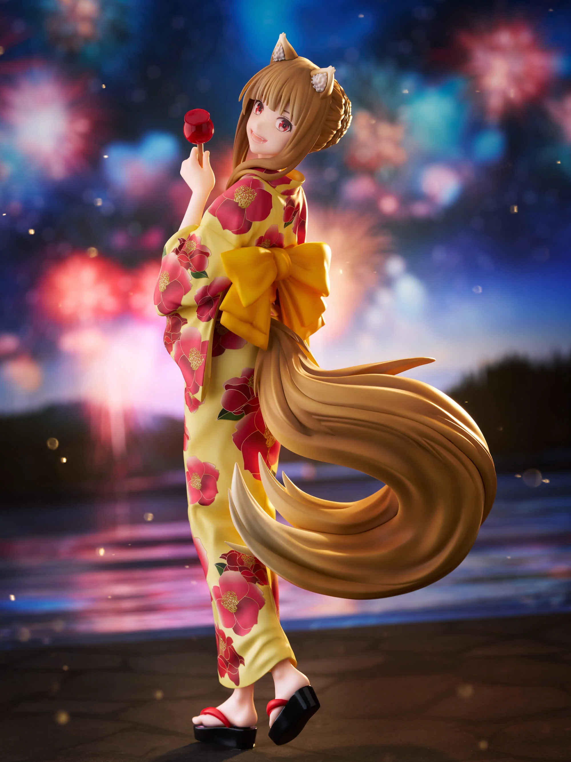 Figurine Spice and Wolf - Holo - Ver. Yukata - 1/7 - F:Nex - FuRyu