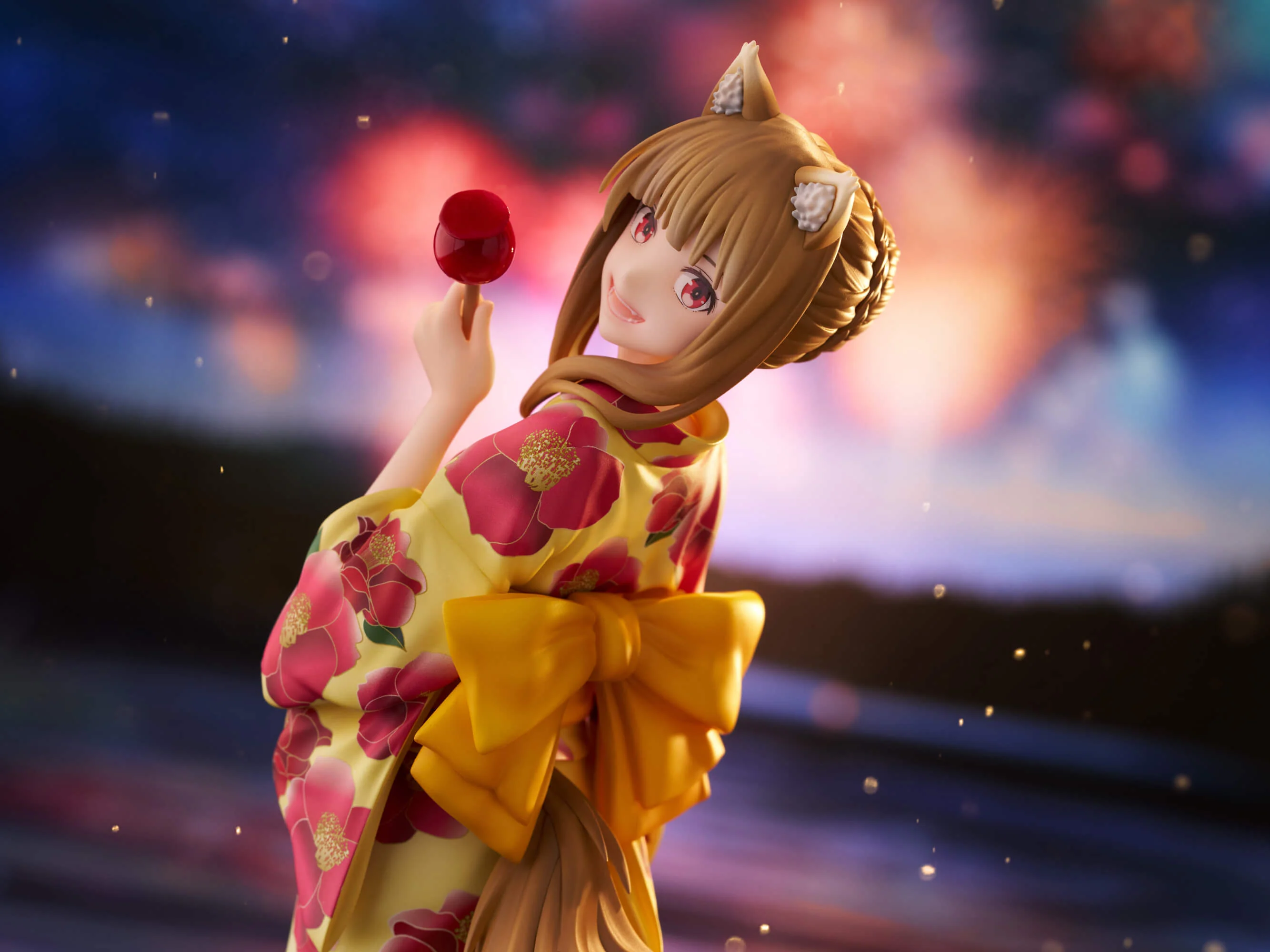 Figurine Spice and Wolf - Holo - Ver. Yukata - 1/7 - F:Nex - FuRyu