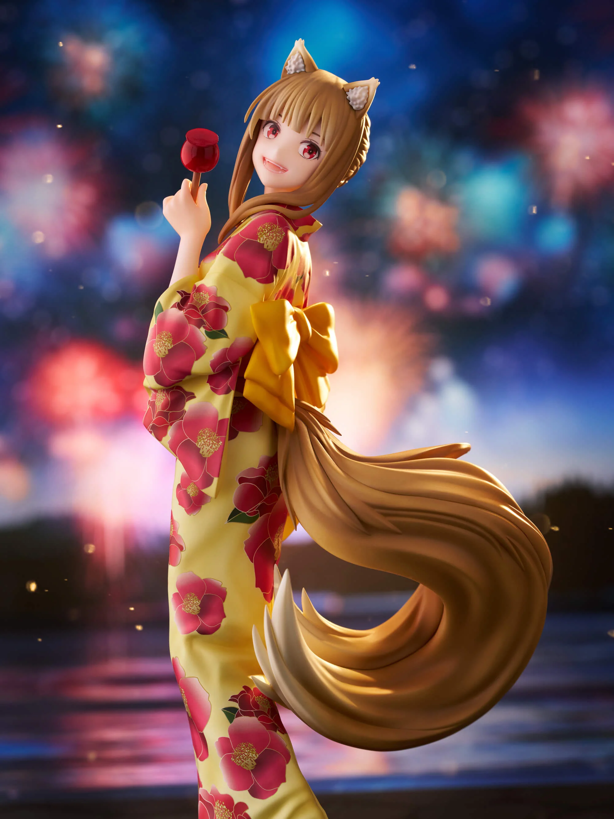 Figurine Spice and Wolf - Holo - Ver. Yukata - 1/7 - F:Nex - FuRyu