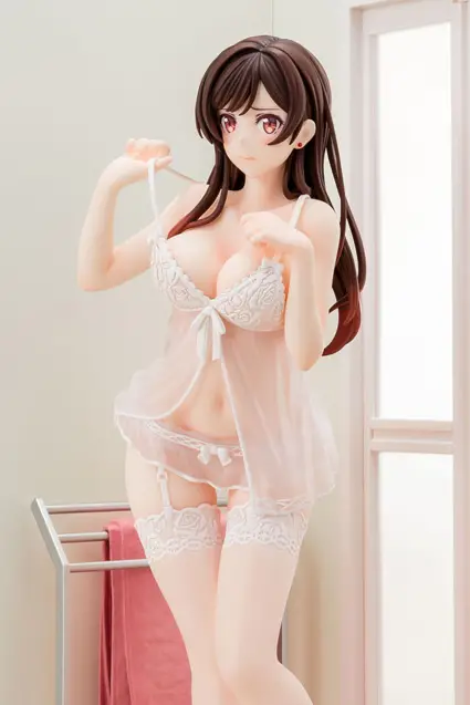 Figurine Rent a Girlfriend - Chizuru Mizuhara - Ver. See-through Lingerie Angel White - 1/6 - Hakoiri Musume