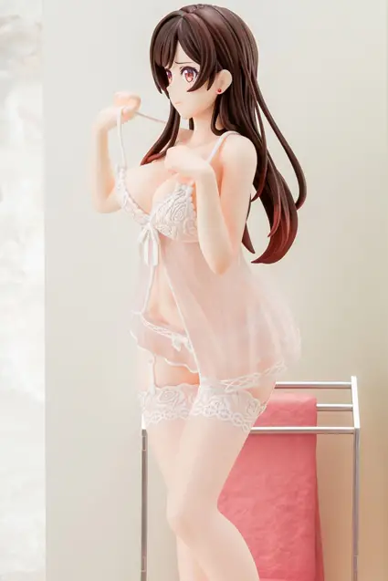 Figurine Rent a Girlfriend - Chizuru Mizuhara - Ver. See-through Lingerie Angel White - 1/6 - Hakoiri Musume