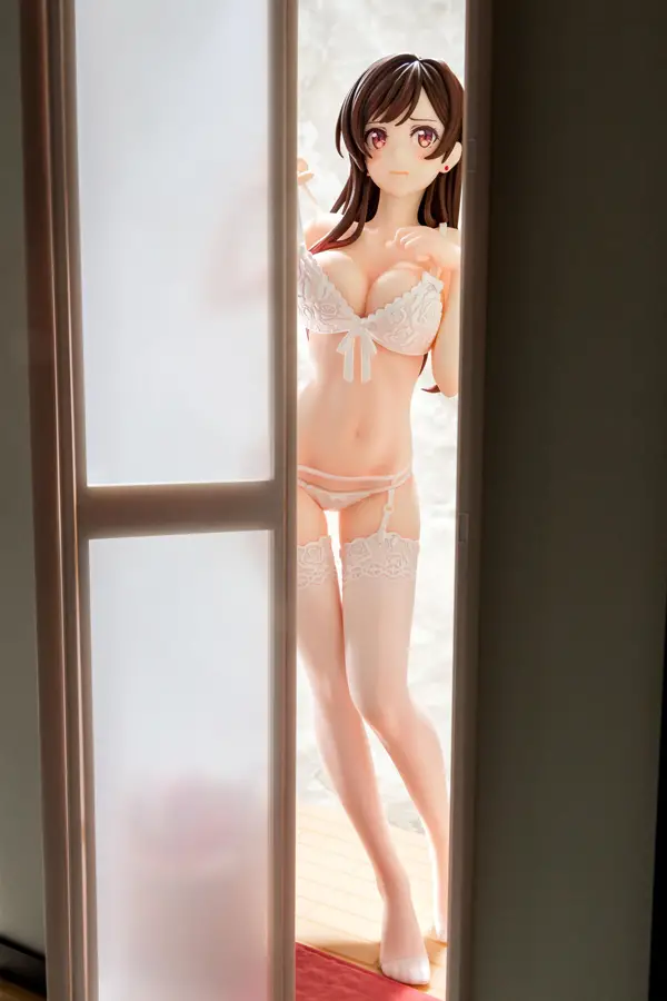 Figurine Rent a Girlfriend - Chizuru Mizuhara - Ver. See-through Lingerie Angel White - 1/6 - Hakoiri Musume