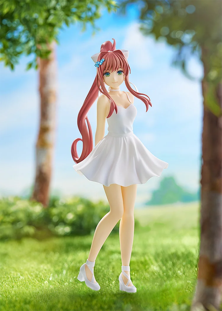 Figurine Doki Doki Literature Club! - Monika - Ver. White Dress - Pop Up Parade - Good Smile Company
