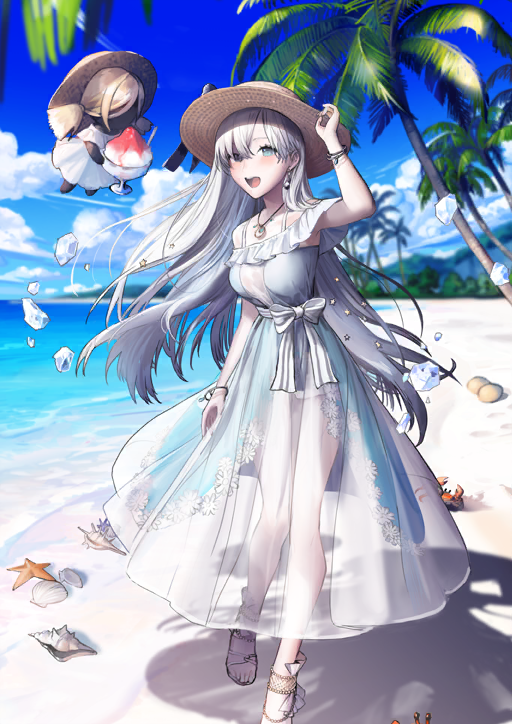Fate Grand Order Illustration de la première ascension de la servante de Classe Archer Anastasia & Viy, dessinée par Sime.
