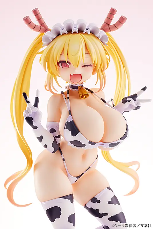 Figurine Miss Kobayashi's Dragon Maid - Tohru - Ver. Cow Pattern Swimsuit - 1/7 - Amakuni