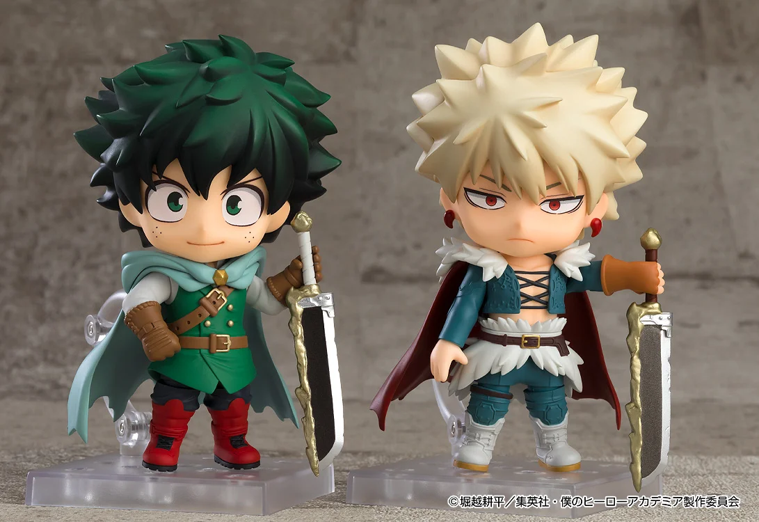 Figurine Boku no Hero Academia - Izuku Midoriya et Katsuki Bakugo - Ver. Jikketsu Costume - Nendoroid - Good Smile Company