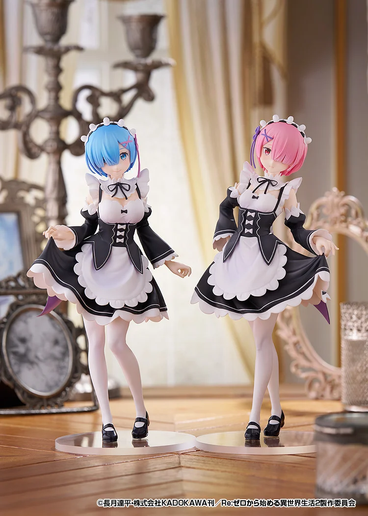 Figurine Re:Zero kara Hajimeru Isekai Seikatsu - Rem et Ram - Pop Up Parade L - Good Smile Company