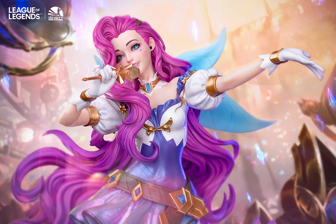 Figurine League of Legends - Seraphine - Ver. The Starry-Eyed Songstress - 1/4 - Infinity Studio