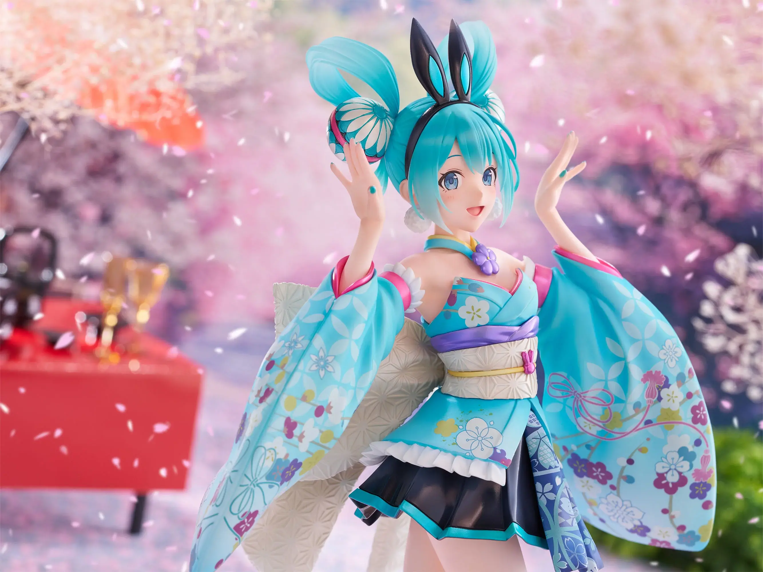 Figurine Vocaloid - Hatsune Miku - Ver. Wa-Bunny - FNex - FuRyu