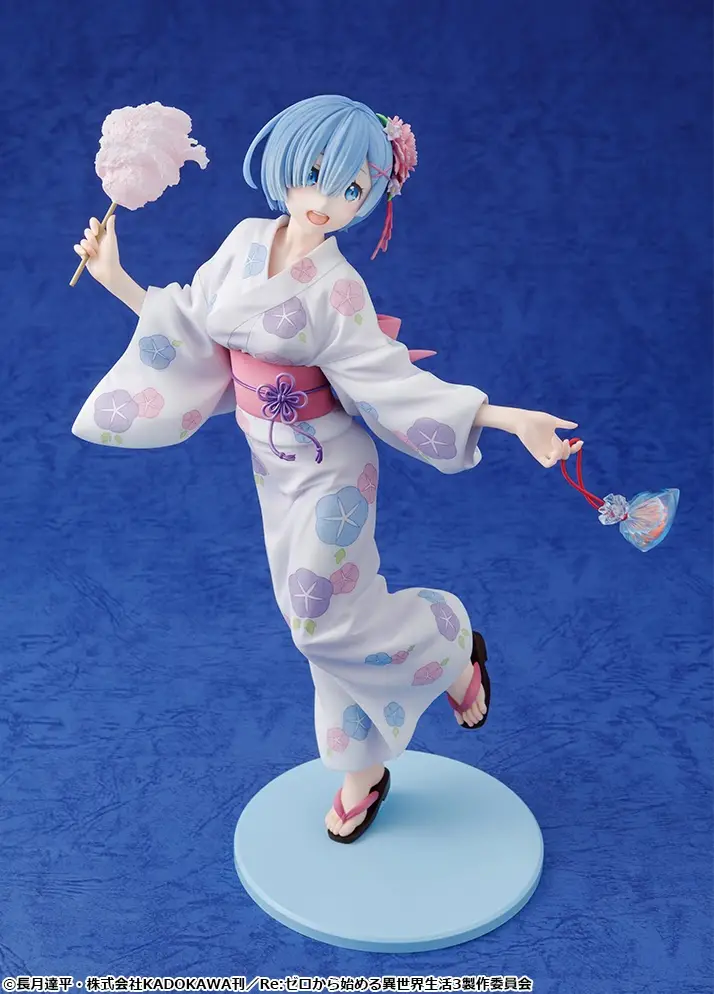 Figurine Re:Zero kara Hajimeru Isekai Seikatsu - Rem - Ver. Yukata - 1/7 - KDcolle - Kadokawa