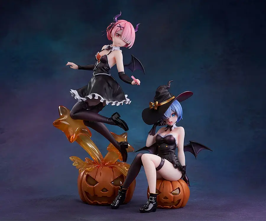 Figurine Re Zero kara Hajimeru Isekai Seikatsu - Rem et Ram - Ver. Phantom Night Sorcerer - KDcolle - Kadokawa