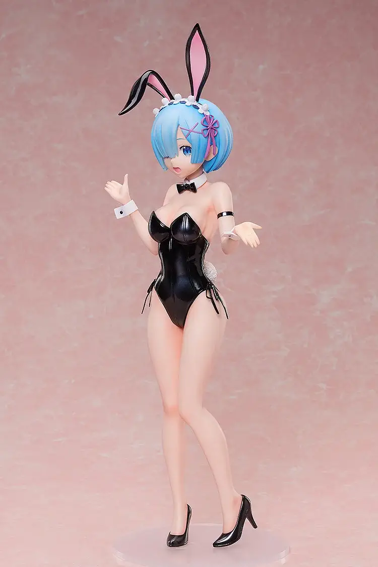 Figurine Re:Zero kara Hajimeru Isekai Seikatsu - Rem - Ver. Bare Leg Bunny 2nd - 1/4 - B-Style - FREEing
