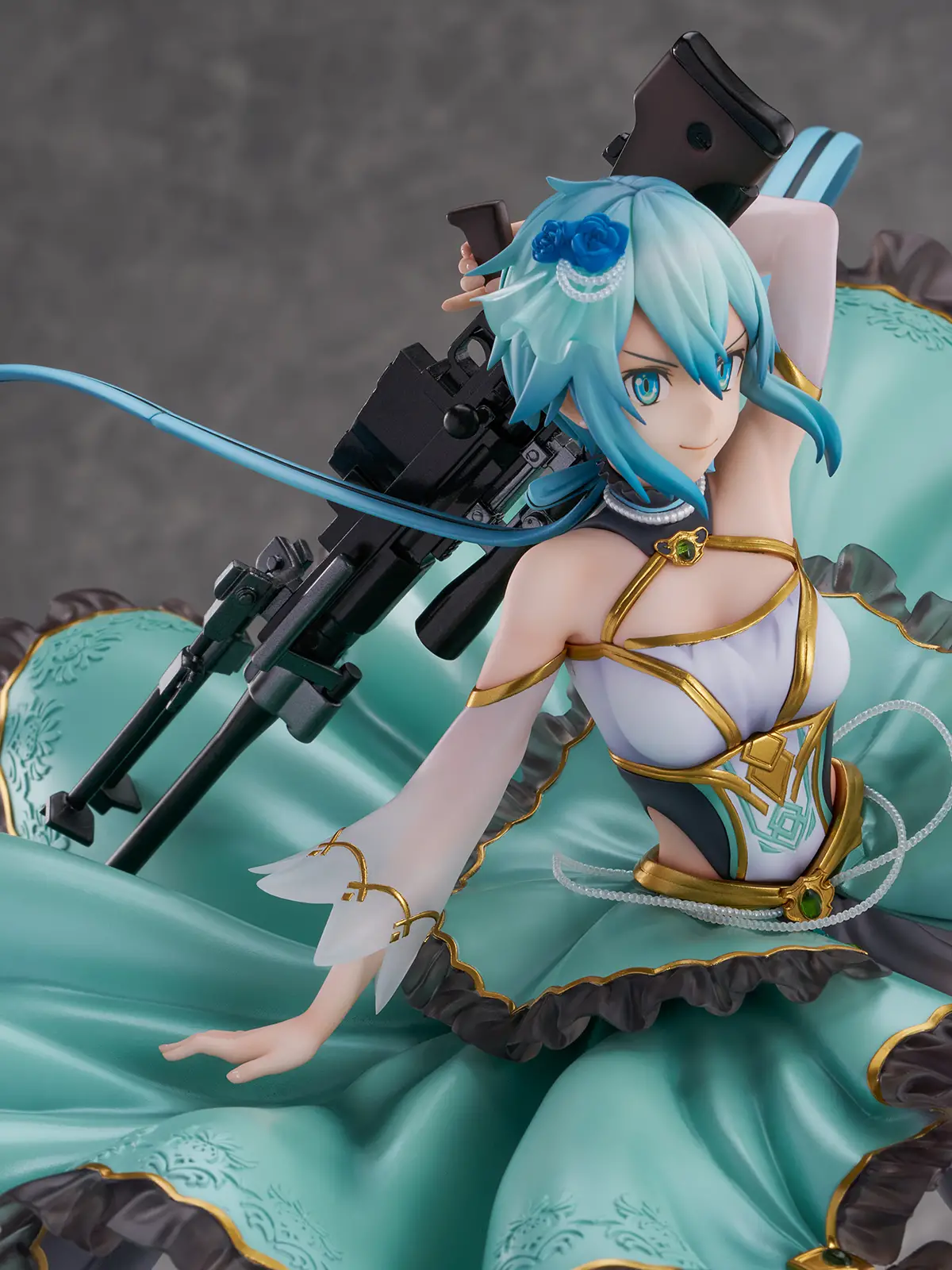 Figurine Sword Art Online - Shino Asada (Sinon) - Ver. Crystal Dress - 1/7 - Shibuya Scramble Figure - Alpha Satellite/eStream